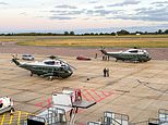 Donald Trump’s helicopter is forced to make an emergency landing with US President and Melania on board