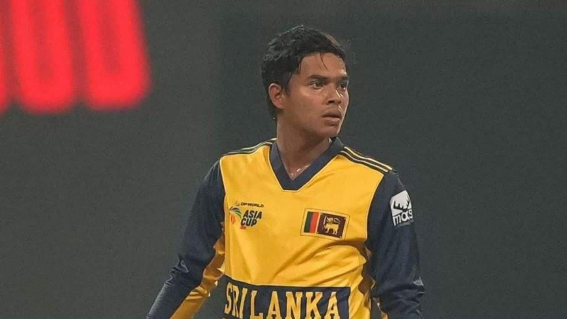 Sri Lanka’s Dunith Wellalage loses father during Asia Cup match