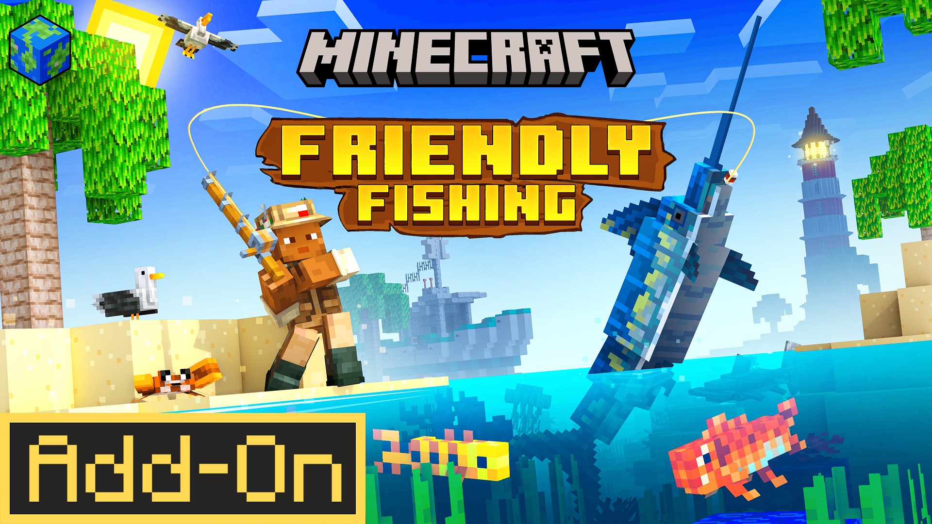 New Friendly Fishing add-on is live now on Minecraft Marketplace