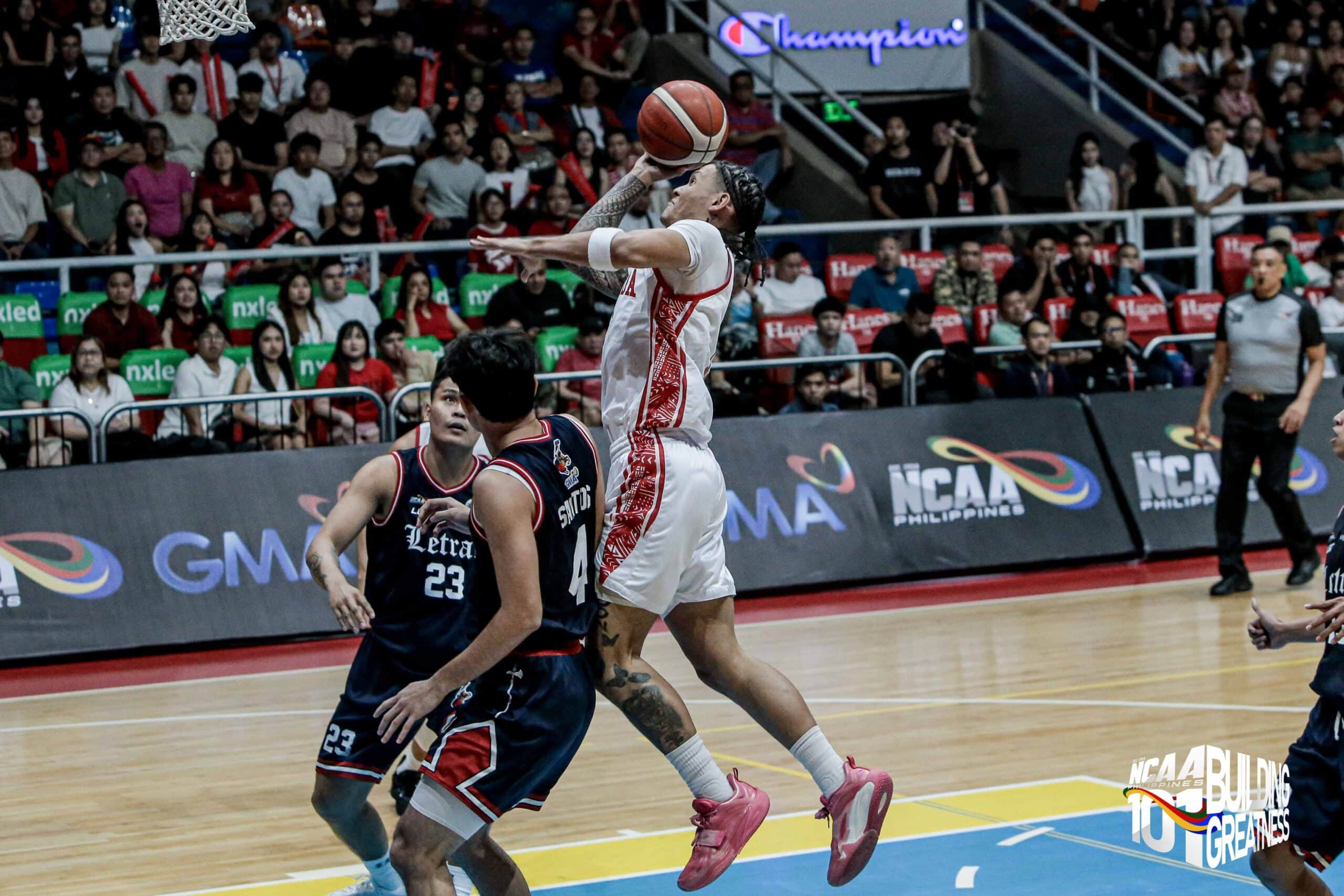 Rookie San Beda guard shows he’s built for bright lights