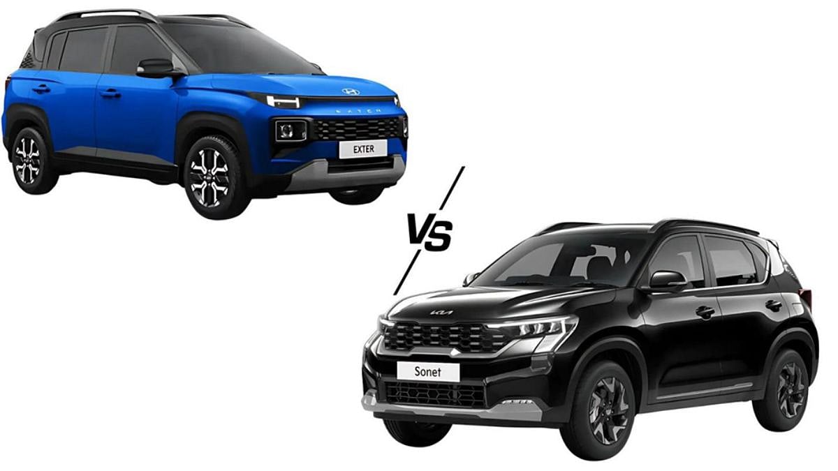 Family-Friendly SUV Battle: Kia Sonet vs Hyundai Exter Space & Practicality