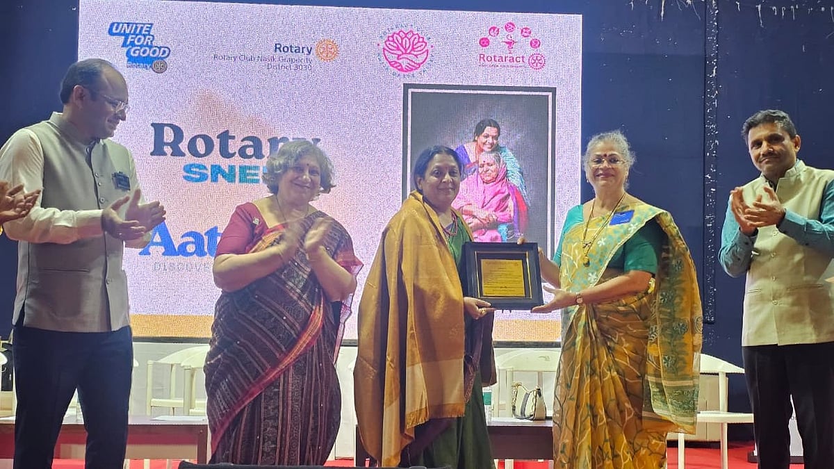 Nashik: Social Activist Mamata Sindhutai Sapkal Honoured With Sneh Award