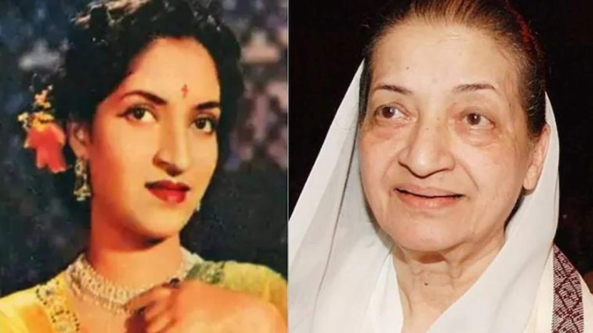 ‘Navrang’ actor Sandhya Shantaram, V Shantaram’s wife, dies at 87